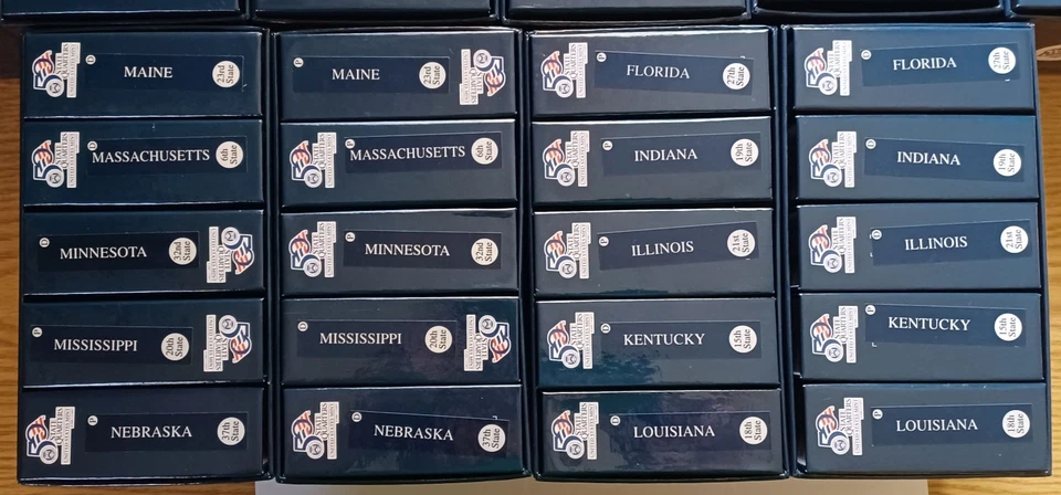 US Mint 50 State Quarters Collection, 24 State Sets w/ P&D Mints, 48 $10 Rolls - Image 4 of 4