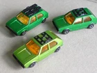 Matchbox Superfast - VW Golf 1976 - No7 Lesney Products - Green Diecast Cars x 3
