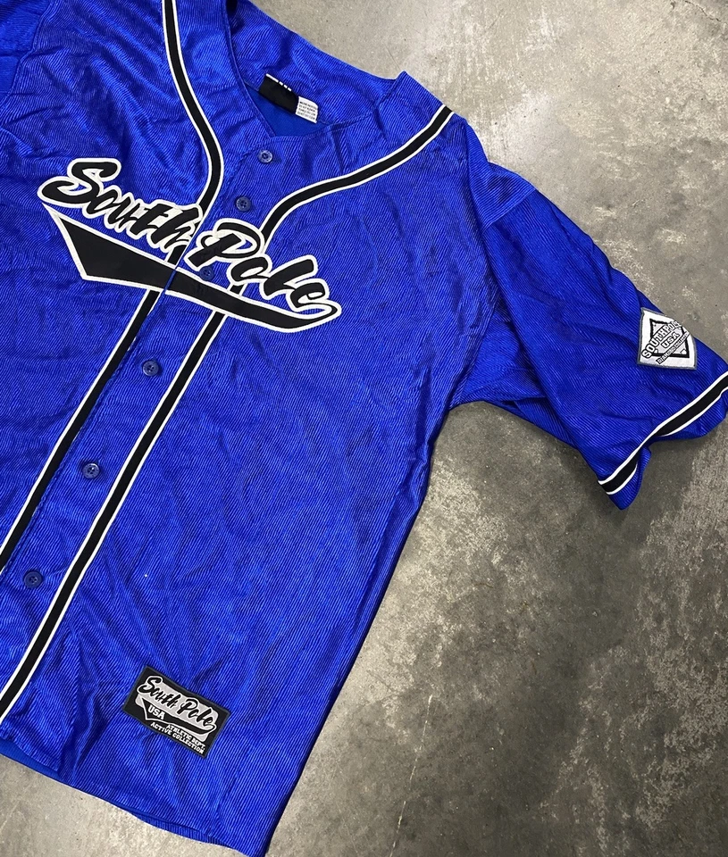 Vintage Y2K Southpole Jersey Men’s XL Baseball Skater Hip Hop Jnco Style Grunge - Image 2 of 4
