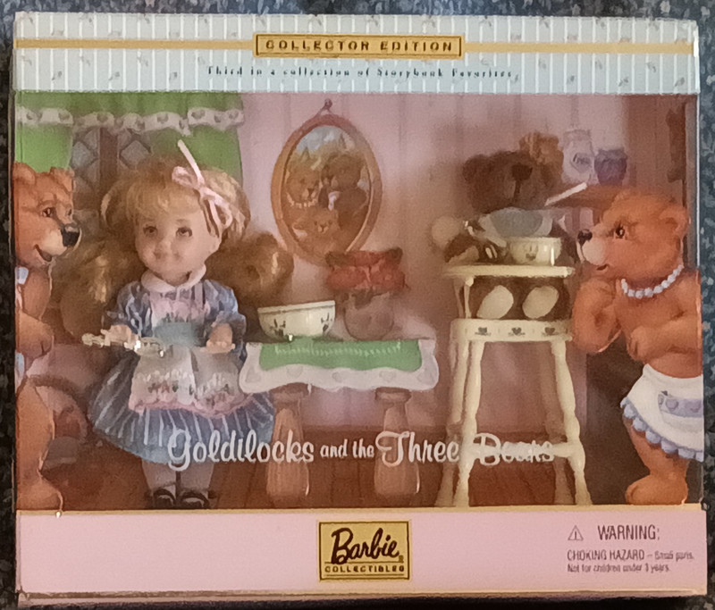 Barbie Collectibles Collector Edition Goldilocks and the three bears .