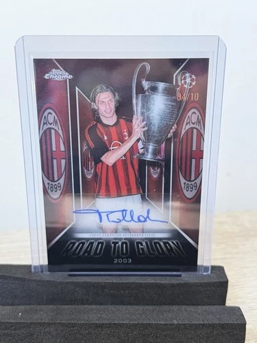 Topps 2025-26 Chrome UCC Paolo Maldini Road to Glory Auto AC Milan #RTG-PM /10