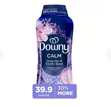 Downy Infusions In-Wash Scent Booster Beads, CALM Lavender+Vanilla Bean, 39.9 oz
