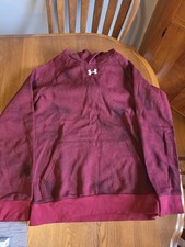 UNDER ARMOUR BOYS, KIDS, YOUTH XL Red  Black Pullover Hoodie New With Tags