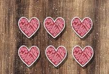 6 PACK - JESUS LOVES YOU HEART 2  VINYL DECAL STICKER GOD CHRISTIAN SET LOT
