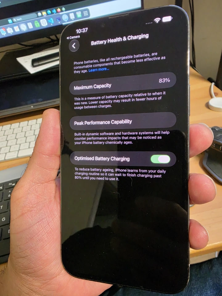 Apple iPhone 13 Pro Max - Black Used Good Condition, photo 2 of 5