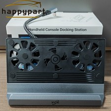 10 in 1 Docking Station with Dual Cooling Fan for Steam Deck-Gray OLED  ROG A