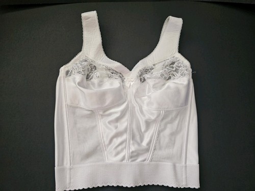 Glamorise 36C White Longline Bra  - Afbeelding 2 van 12