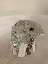 KRISTALL ADLERKOPF SIGN SWAROVSKI PAPIERPRESSE VITRINENOBJEKT
