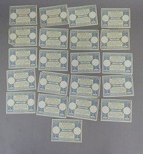 21p Lot Univeral Postal Union International Reply Coupon 15 cent 1940s France