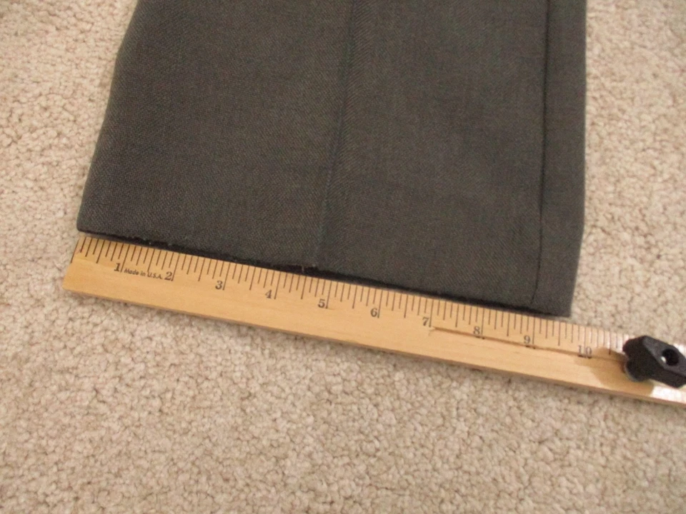 Pantalones vintage Lee Fastback Bellbottom para hombre 32x30 verde años 70 Foto 2 de 4