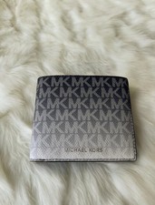 Michael Kors Cooper Ombre Logo Billfold ID Wallet - Navy