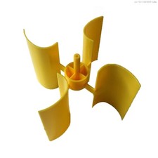 Enhance Your Generator with DIY Wind Turbine Blades Yellow ABS Material
