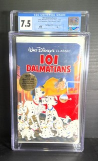 101 Dalmatians VHS – CGC Graded – Disney Black Diamond Classic Rare Vintage Tape