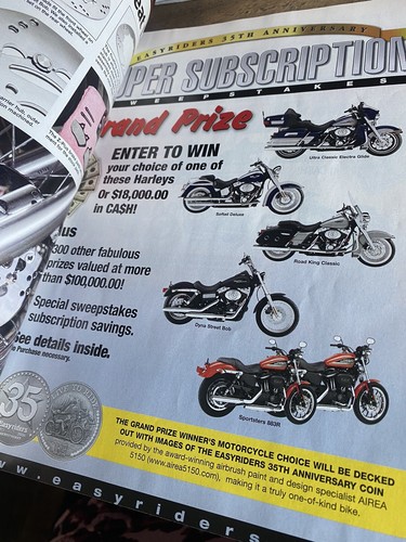 V-Twin June 2006 Easyriders Motorcycles Magazine Harley Davidson Motorcycle Used - Picture 3 of 15