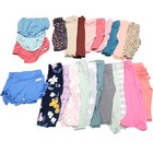 Baby Girl Lot of 24 Bundle 0-3 & 3-6 Month Bottoms Pants Shorts Bummies Clothing