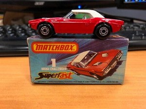 matchbox superfast dodge challenger