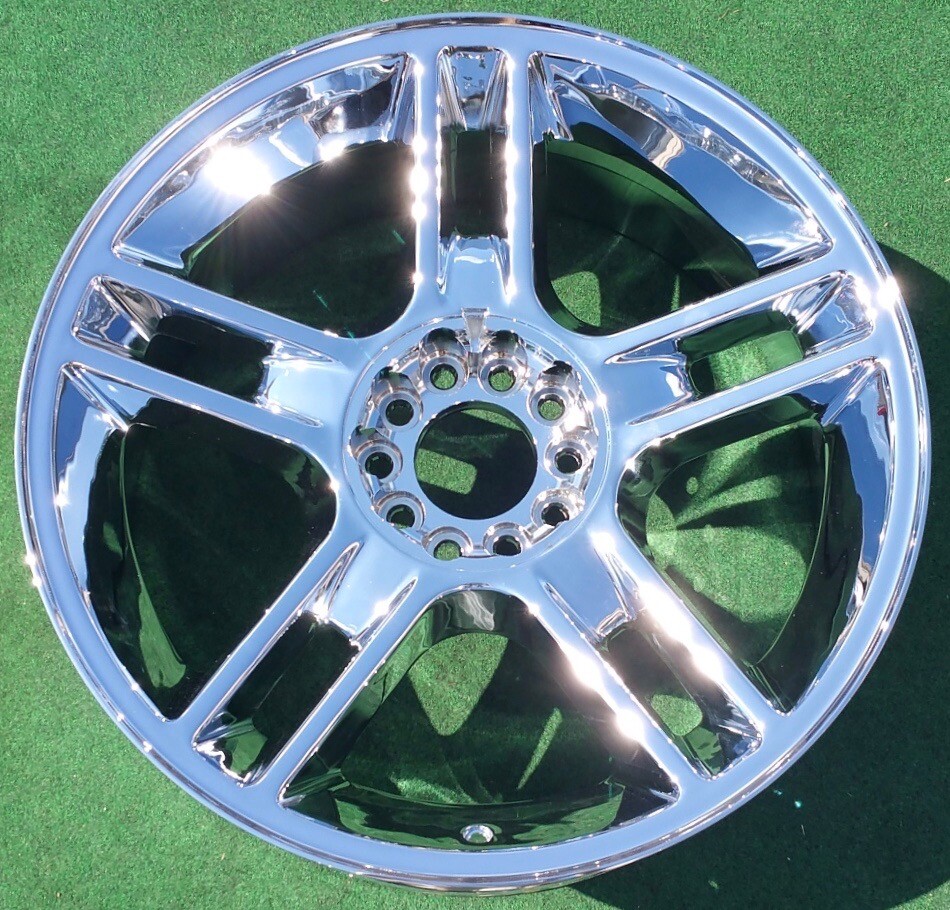 Chrome Ford Harley Davidson F150 22 inch Wheel Rim OEM spec F-150 5x135 ...