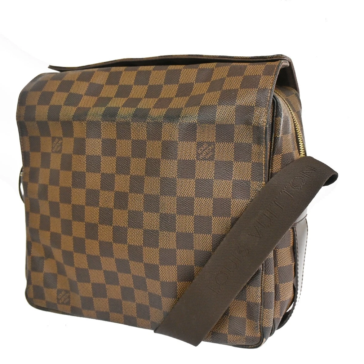 LOUIS VUITTON DAMIER EBENE NAVIGLIO MESSENGER BAG REVIEW 