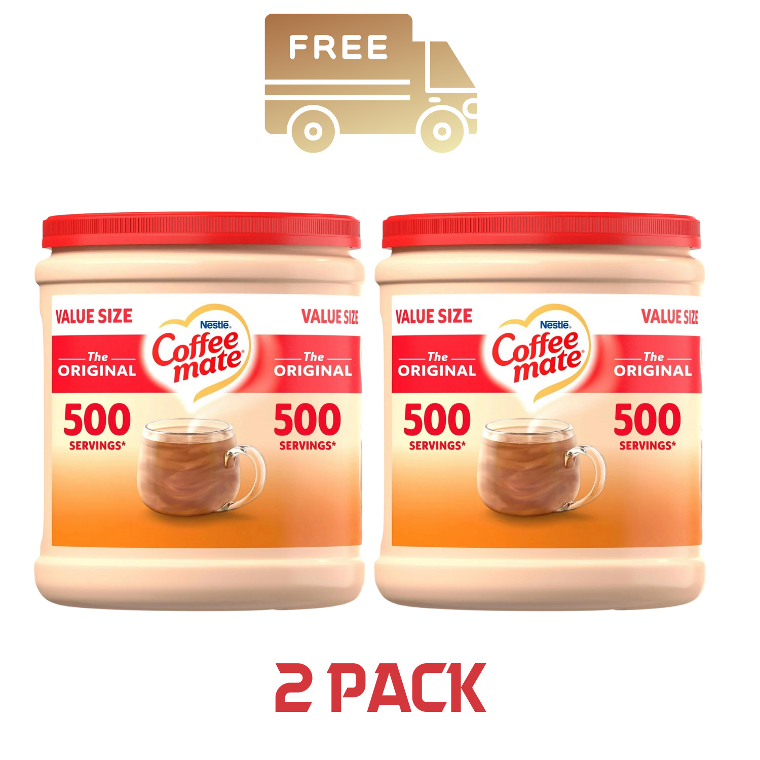 (2 pack) Nestle Coffee Mate, The Original Powdered Coffee Creamer, 35.3 oz