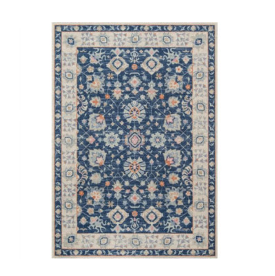 Momeni Anatolia Machine Made Wool and NylonNavy Runner 2'3'' X 7'6''