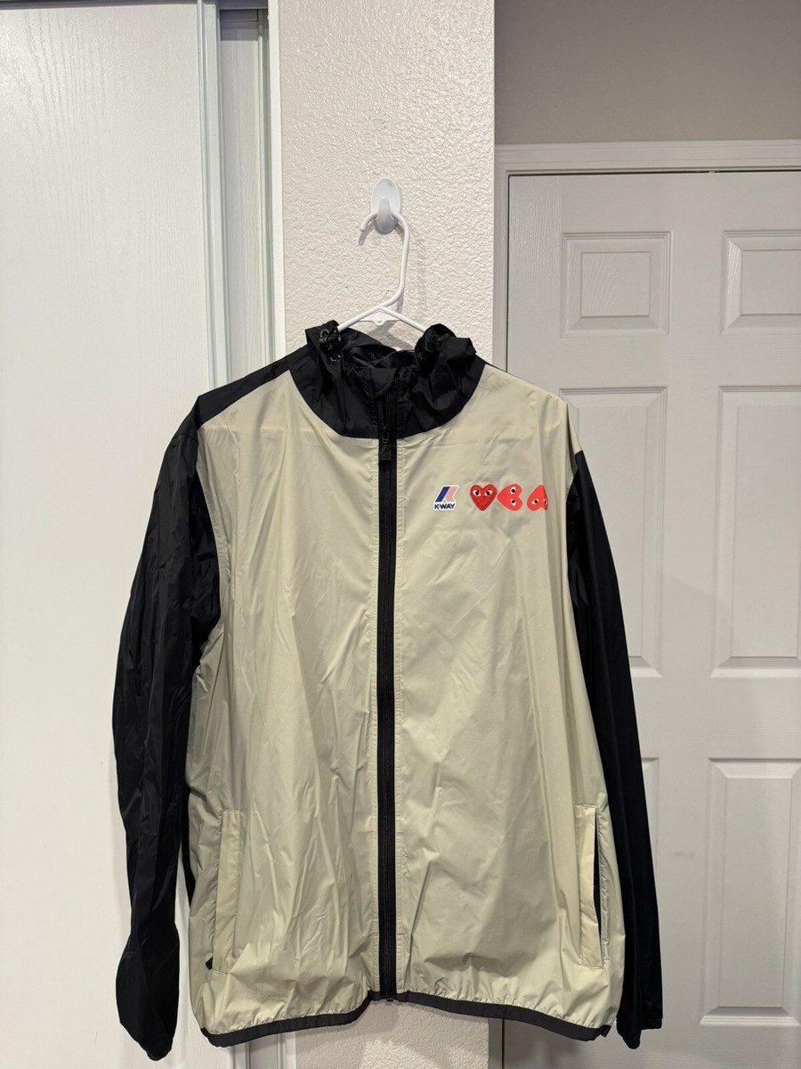 Comme Des Garçons CDG Play x K-Way Claude Rain Jacket Comme Des Garçons CDG Play x K-Way Claude Rain Jacket