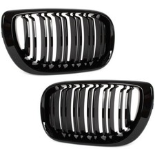 CALANDRE GRILLE ENTRE AIR LES PHARES GAUCHE + DROITEE NOIR POUR BMW 3 E46 01-05