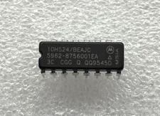 10H524/BEAJC, 5962-8756001EA, MOTOROLA, TTL-TO-ECL TRANSLATOR, 16 CDIP
