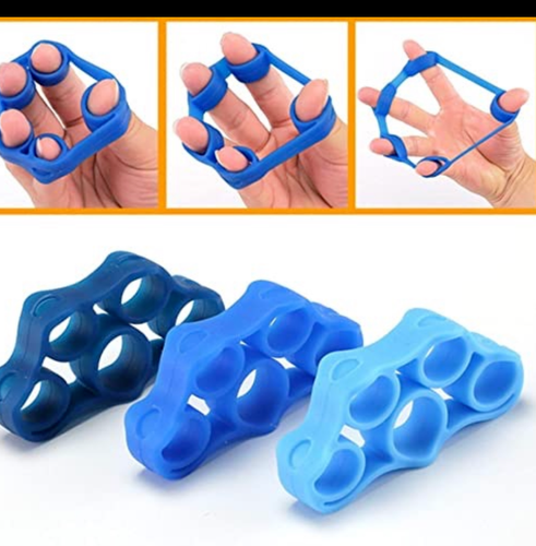 3-Pcs Finger Exerciser Strengthener Wrist Forearm Grip Trainer Resistance Band - Picture 11 of 28