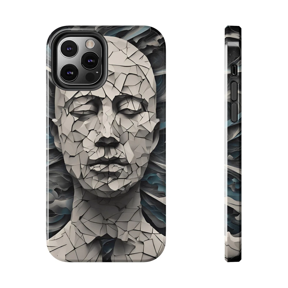 Abstract Art Surreal Man Phone Case Durable for iPhone Samsung