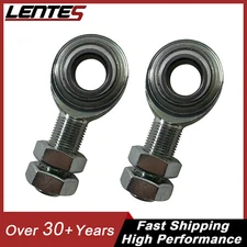 2 x Universal Round 3/4" DD Steering Shaft Support Bearing Heim Joint Street Rod