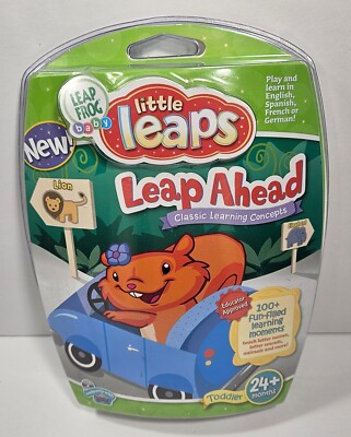 Leap Frog Baby Little Leaps Leap Ahead Game Toddler 24+ Months (DVD) NEW 2006
