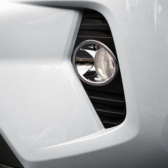 Chrome Front Fog Light Lamp Cover Trim for Toyota RAV4 2019-2021 Accessories