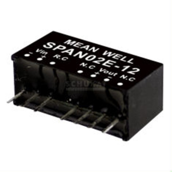 Meanwell SPAN02E-05, Dc Dc-Wandler, 4,5-9V:+5V 400Ma 2W-image