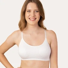 Coobie Women's Seamless Racerback Sports Bra Wirefree Yoga Bra Everyday Bra