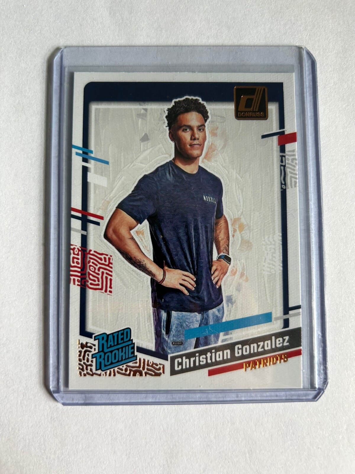 2023 Panini Donruss - Rated Rookie Canvas #369 Christian Gonzalez (RC)