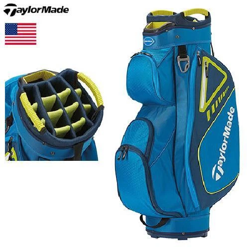TaylorMade Select ST Cart Golf Bag N7893701 Blue Navy Lime eBay