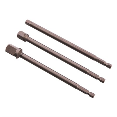 3tlg Lang Schlagbohrer Bit Steckschlüssel Adapter Set Verlängerung 1/4'' 3/8'' 1/2'' Stangen