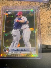 2022 TOPPS CHROME SAPPHIRE MVP MEETS ROOKIE HARPER FRANCE ~ #367 ~ 35/50 GOLD