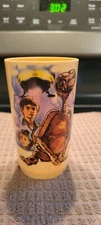 E.T. The Extra Terrestrial 1982 plastic drinking cup 4.5" Universal Studios Kids