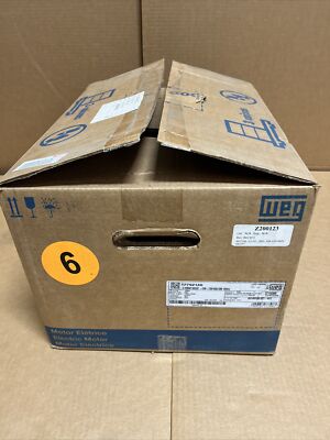 New WEG 3HP Motor 00318EG3E182-W22 1765rpm 230/460v FR-182/4T  