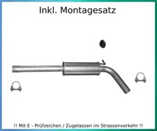 Mittelschalldämpfer für Seat Ibiza IV 1.4, 1.6 LPG ab Bj.09 Auspuff Montagesatz