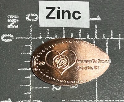 Mein Herz Gehört Zu Buc-Ee S Temple Texas Tx Länglich Gepresst Smashed Pfennig