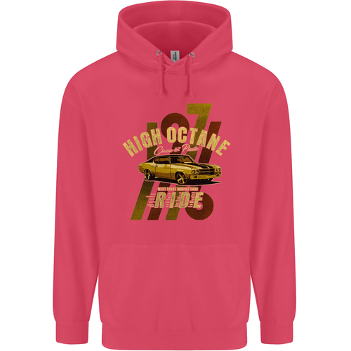 High Octane Ride 1971 Muscle Car Childrens Kids Hoodie - Picture 64 of 88