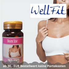 Wellfit - Busen Star Kapseln BOCKSHORNKLEE / KÜRBIS / L - TYROSIN / KELBPULVER