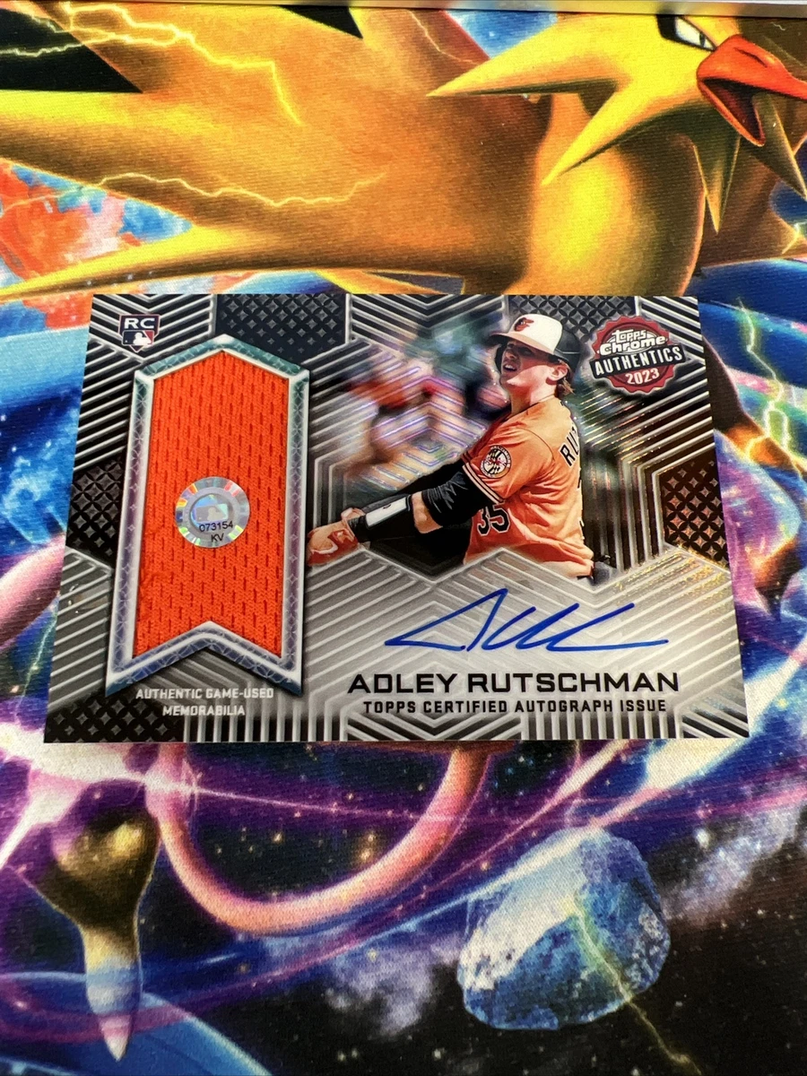 2023 Topps Chrome Adley Rutschman Rookie Relic Auto /99 | eBay