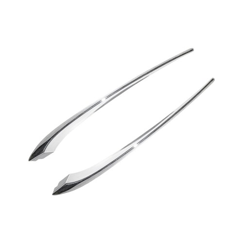 2 Chrome Front Bumper Grille Molding Trim LH&RH Fit BMW 7-Series G11 G12 2014-17 - Foto 5 di 9