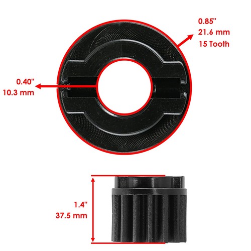 Caltric Water Pump Gear for Can Am Outlander Max 650 2006-2009 / XT-P 2012 / 2x - Afbeelding 2 van 8