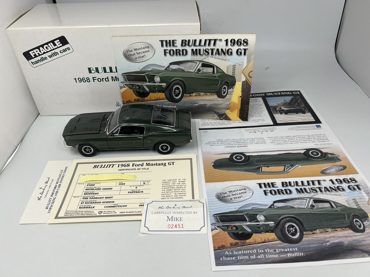 Danbury Mint 1968 Ford Mustang GT Danbury Mint 1968 Ford Mustang GT