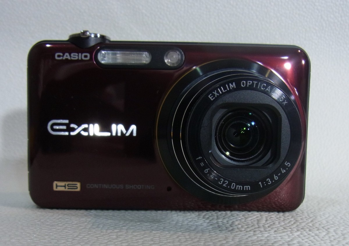 Casio EXILIM EX-FC150 RED,10MP,5x,f/3.6,2.7in Excellent,from Japan
