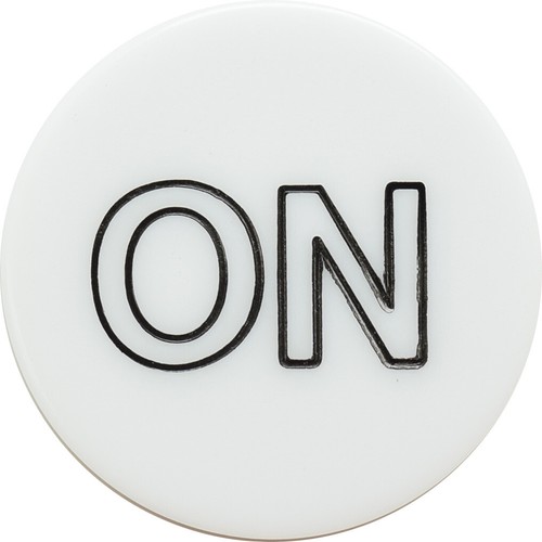 Craps White/Black ON/OFF 2-SIDED 2" Diameter Odds / Bet Button - Picture 3 of 6